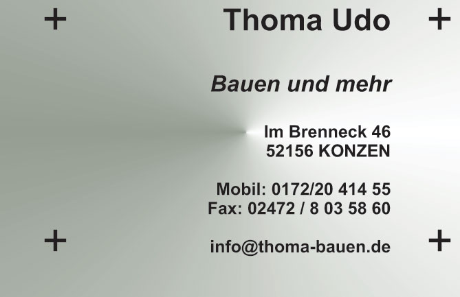 Udo Thoma - Bauen und mehr